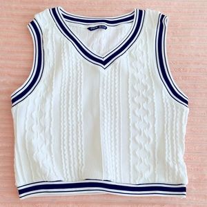 White Sweater Vest